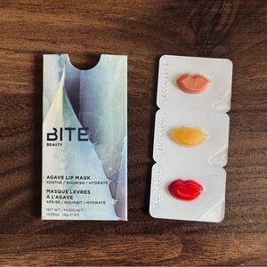 Bite Beauty Agave Lip Mask Sample New Champagne Natural Smashed